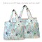 Wrapables Large & Small Foldable Tote Nylon Reusable Grocery Bags, Set of 2